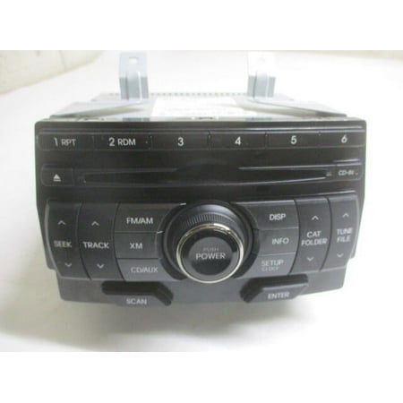 Pre-Owned 2011 2012 Hyundai Genesis Single Disc CD Satellite MP3 Bluetooth Radio OEM LKQ (Good)