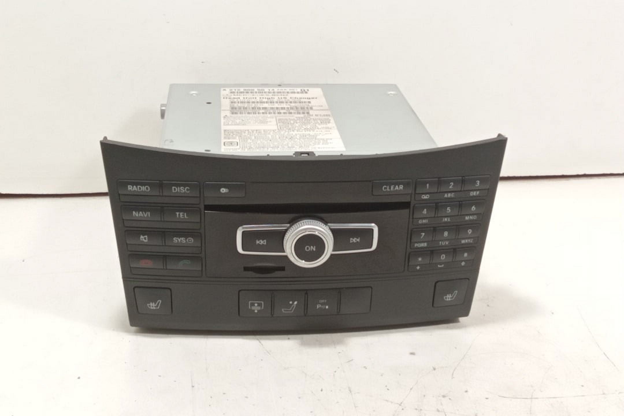 Pre-Owned 2011-2012 Mercedes-Benz E-Class Navigation CD Player Radio Receiver OEM - Verify Specific Vehicle Fitment In Description - (Good)