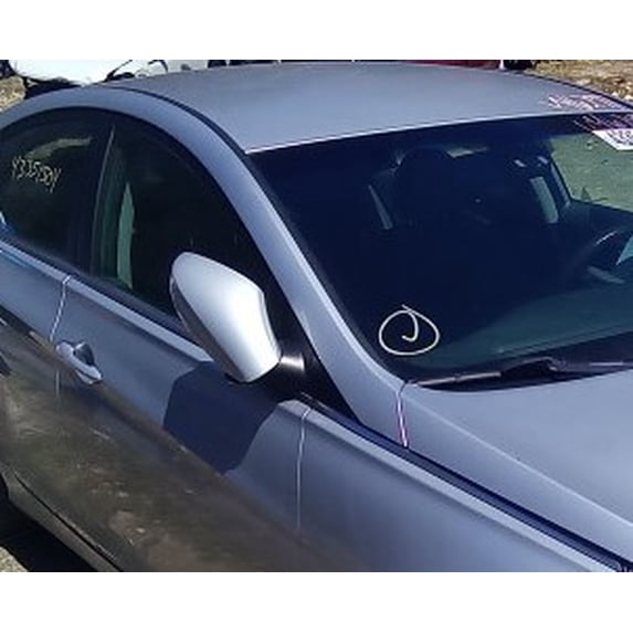 Pre-Owned 2011-2014hyundai Sonata Silver Passenger RH Power Side Door Mirror OEM LKQ - Verify Specific Vehicle Fitment In Description - (Good)