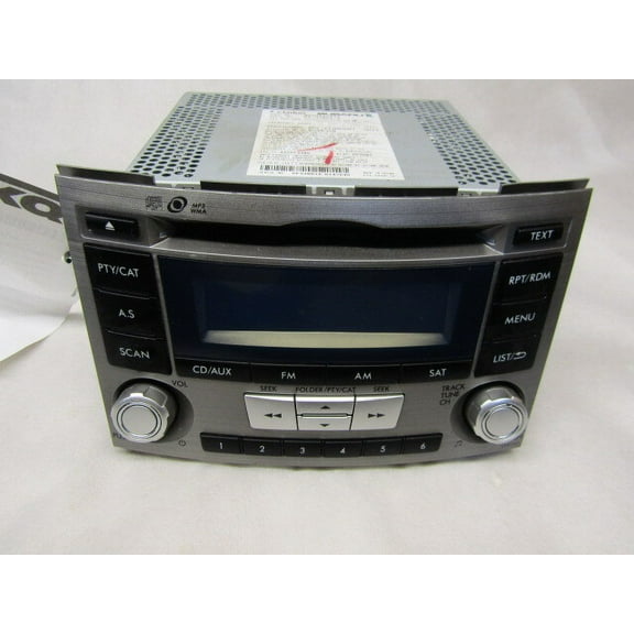 Pre-Owned 2012-2014 Subaru Legacy AM FM CD Radio Receiver OEM LKQ (Good)