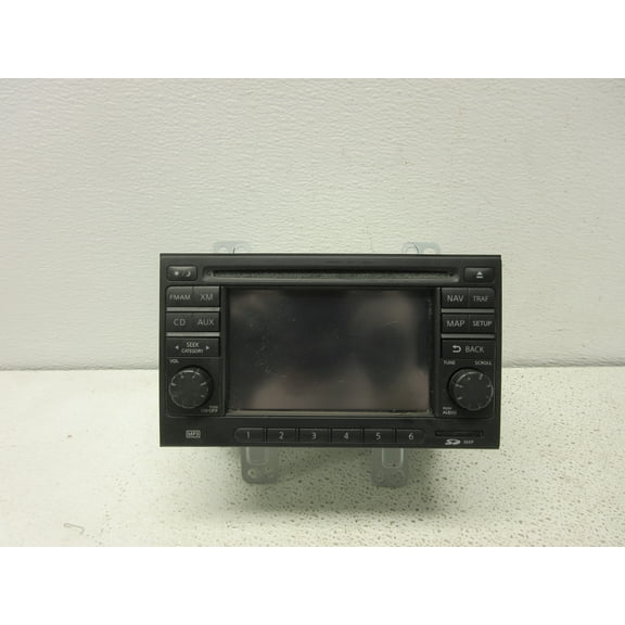 Pre-Owned 2012-2015 Nissan Rogue AM FM CD 6 Disc GPS Navigation Radio OEM LKQ - Verify Specific Vehicle Fitment In Description - (Good)