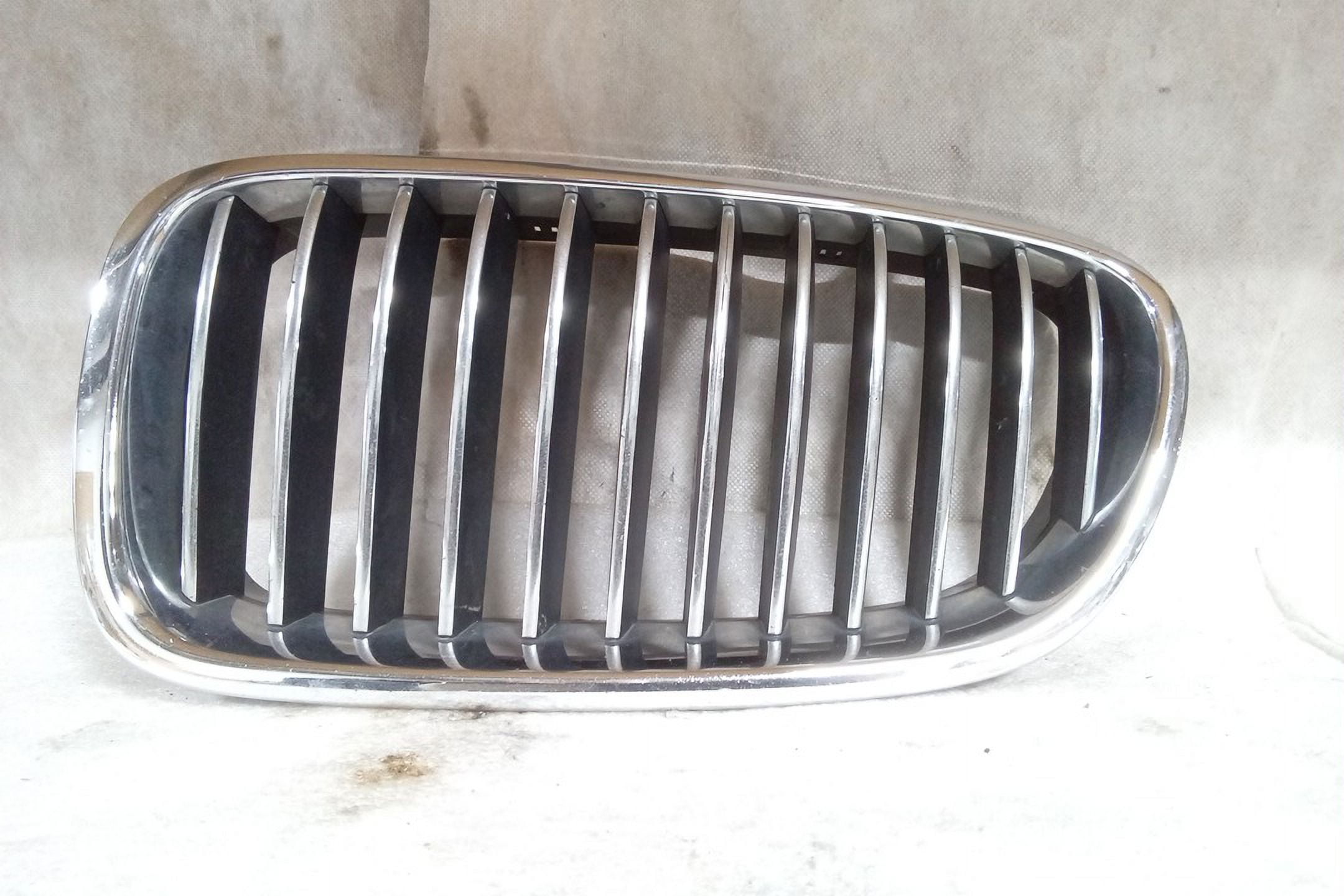 Pre-Owned 2012 BMW 535i Driver Side Upper Bumper Mounted Chrome Grill OEM LKQ (Good)