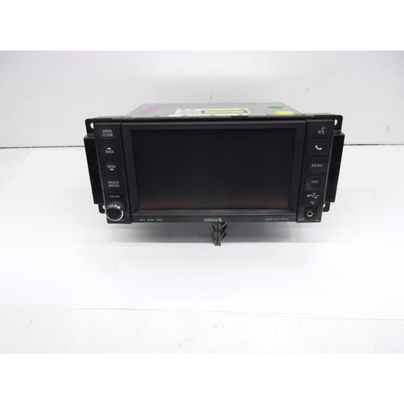 Pre-Owned 2012 Dodge Caravan Navigation Radio Receiver Touchscreen Bluetooth Satellite OEM - Verify Specific Vehicle Fitment In Description - (Good)