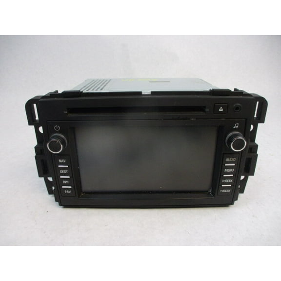 Pre-Owned 2012 Enclave Traverse Navigation CD DVD Receiver Display WX Voice UUM OEM - Verify Specific Vehicle Fitment In Description - (Good)