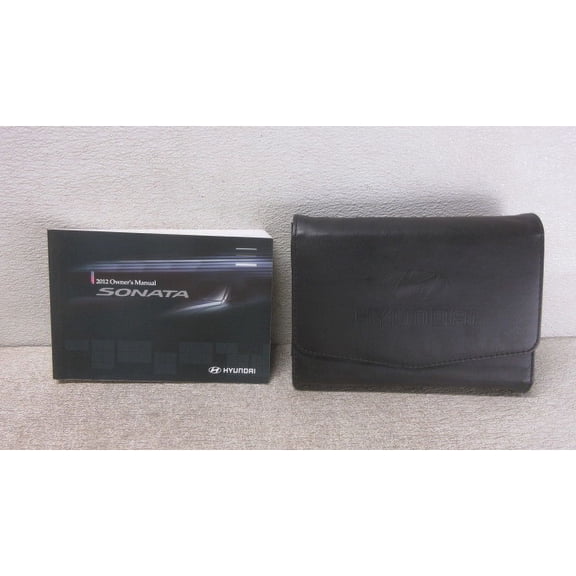 Pre-Owned 2012 Hyundai Sonata Owners Manual OEM LKQ - Verify Specific Vehicle Fitment In Description - (Good)
