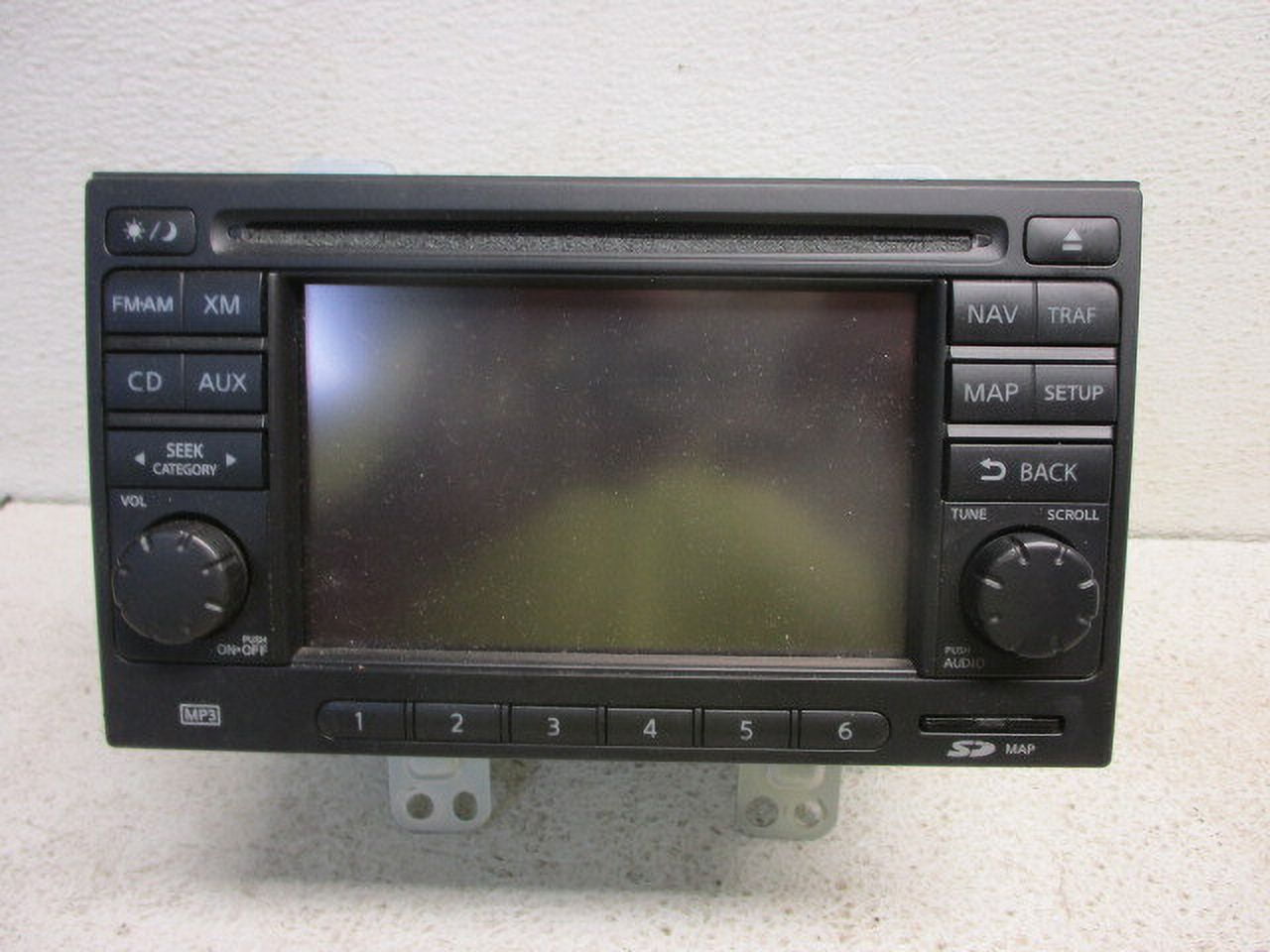 Pre-Owned 2012 Nissan Rogue GPS Navigation AM FM CD Radio Receiver OEM LKQ (Good)