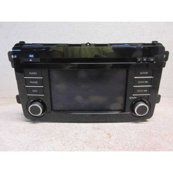 Pre-Owned 2013-2015 Mazda CX-9 GPS Navigation AM FM CD Radio OEM LKQ - Verify Specific Vehicle Fitment In Description - (Good)