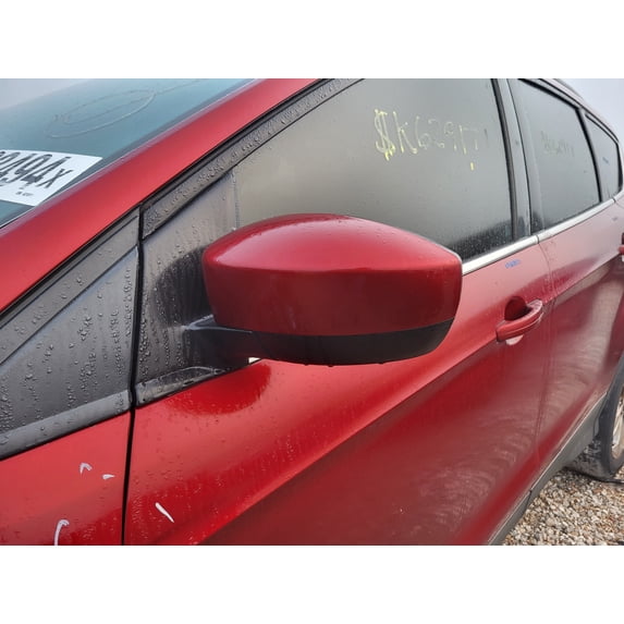 Pre-Owned 2013-2016 Ford Escape Driver LH Door Mirror Painted Red OEM LKQ - Verify Specific Vehicle Fitment In Description - (Good)