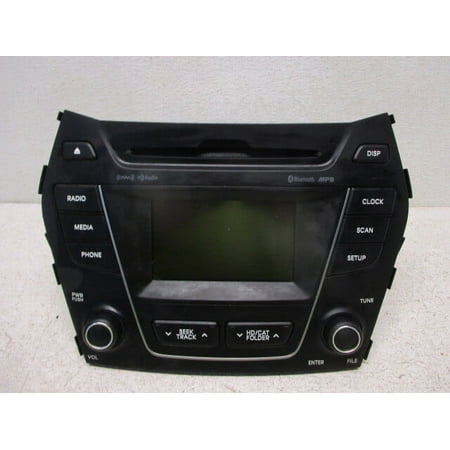 Pre-Owned 2013-2016 Hyundai Santa Fe AM FM CD MP3 Radio Receiver 96180B89514X OEM LKQ (Good)