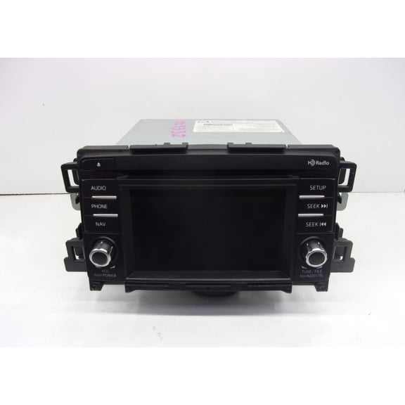 Pre-Owned 2013-2016 Mazda CX-5 Bluetooth Navigation HD Radio Receiver CD Player OEM - Verify Specific Vehicle Fitment In Description - (Good)