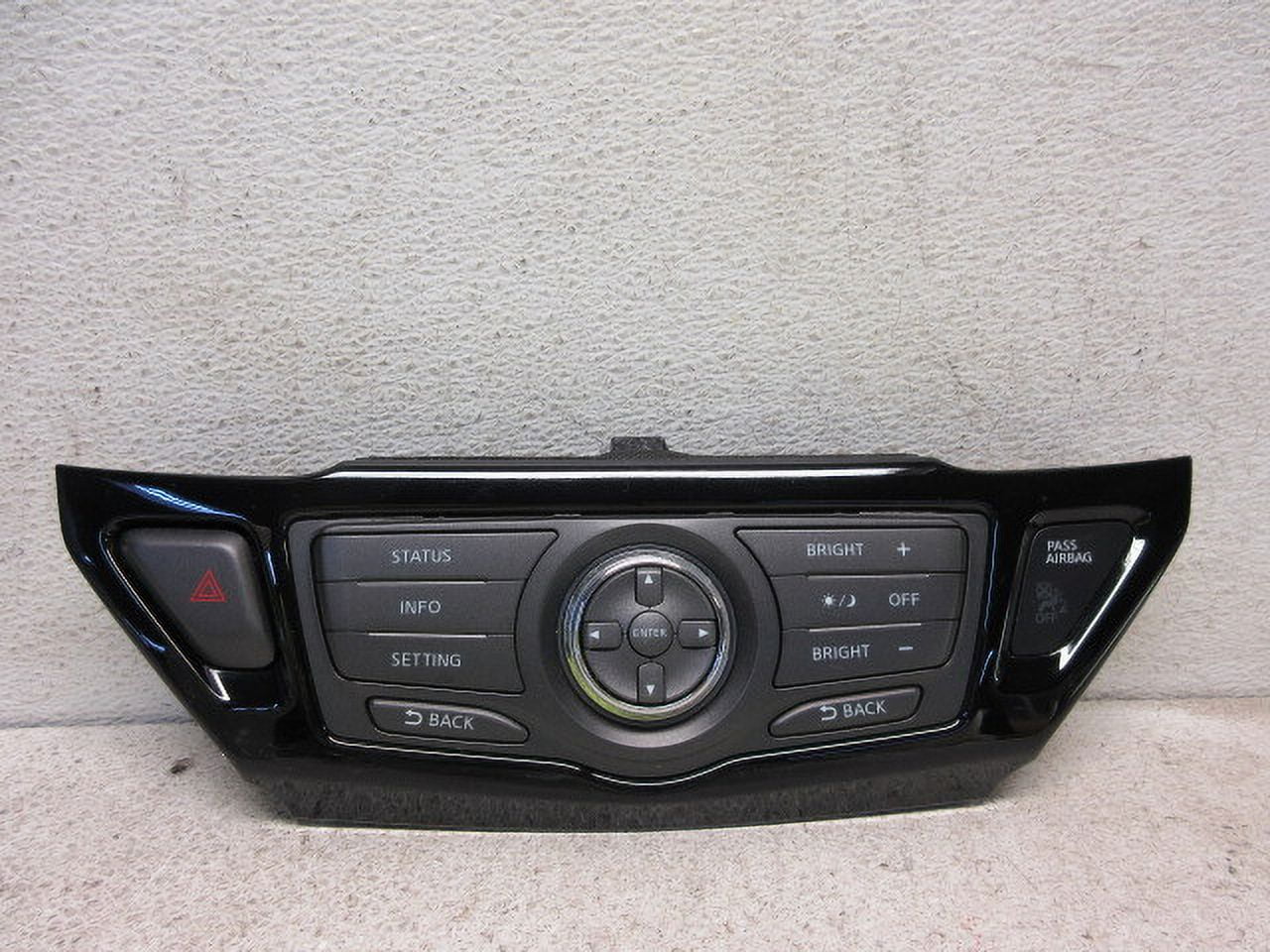 Pre-Owned 2013-2016 Nissan Pathfinder Radio Control Panel OEM LKQ (Good)