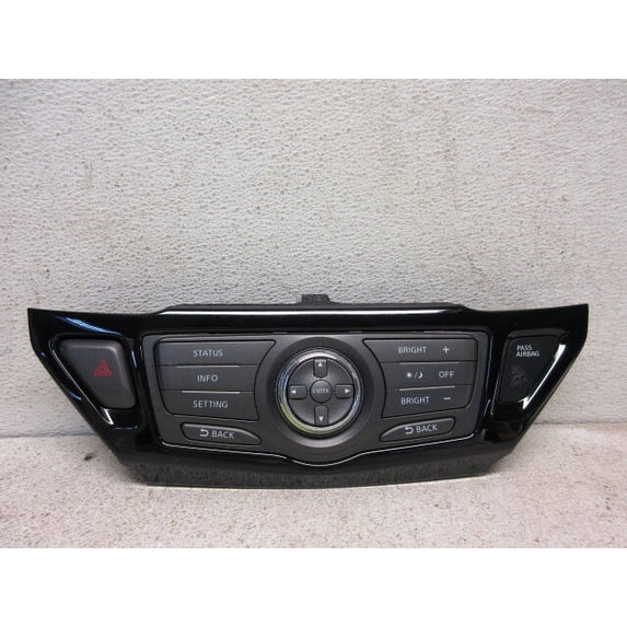 Pre-Owned 2013-2016 Nissan Pathfinder Radio Control Panel OEM LKQ (Good)