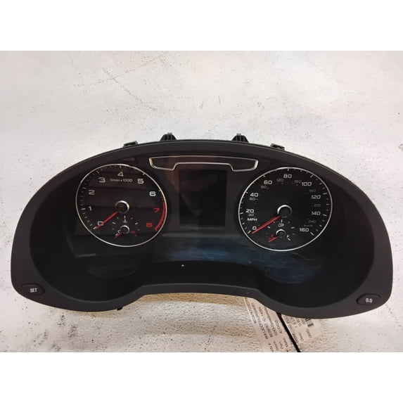 Pre-Owned 2013 Audi Q3 Speedometer Head Cluster 8U0 920 970 E OEM - Verify Specific Vehicle Fitment In Description - (Good)