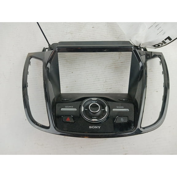 Pre-Owned 2013 Ford Escape Sony Radio Control Panel OEM - Verify Specific Vehicle Fitment In Description - (Good)