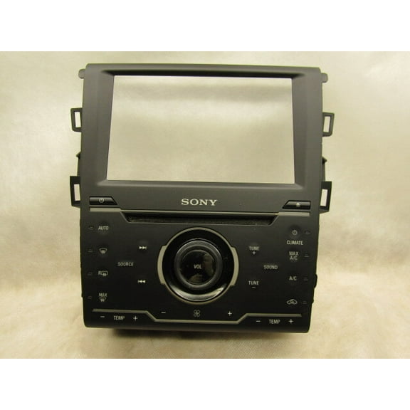 Pre-Owned 2013 Ford Fusion Sony Radio Control Panel OEM LKQ - Verify Specific Vehicle Fitment In Description - (Good)