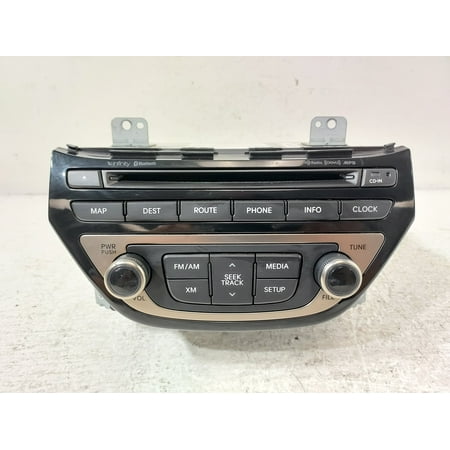 Pre-Owned 2013 Hyundai Genesis AM FM CD Player Radio Receiver w/ Navigation OEM LKQ (Good)