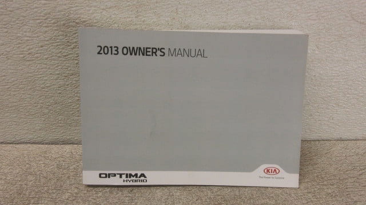 Pre-Owned 2013 Kia Optima Owners Manual OEM LKQ (Good)