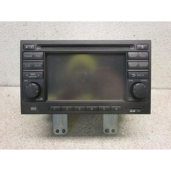 Pre-Owned 2013 Nissan Rogue GPS Navigation AM FM CD Radio Receiver 7612051458 OEM LKQ (Good)