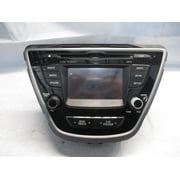 Pre-Owned 2014 2015 2016 Hyundai Elantra AM FM Radio Receiver w/Display OEM (Good)