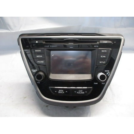 Pre-Owned 2014 2015 2016 Hyundai Elantra AM FM Radio Receiver w/Display OEM (Good)