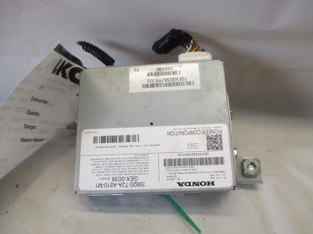 Pre-Owned 2014 2015 Honda Accord Satellite Unit Quarter Mount OEM - Verify Specific Vehicle Fitment In Description - (Good)