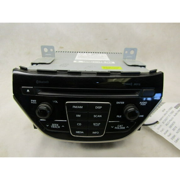 Pre-Owned 2014 2015 Hyundai Genesis AM FM CD Radio Receiver OEM LKQ - Verify Specific Vehicle Fitment In Description - (Good)