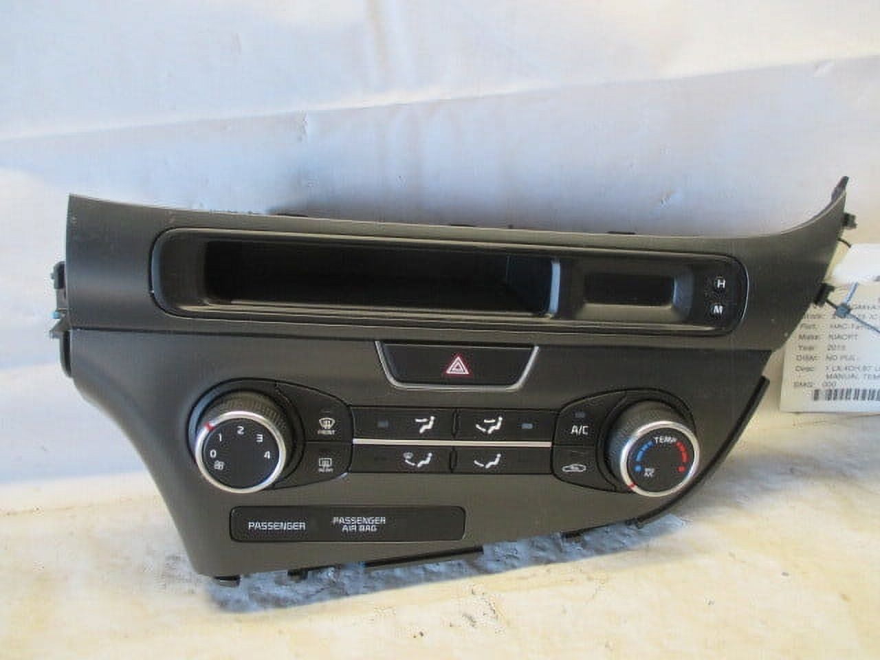 Pre-Owned 2014 2015 Kia Optima AC Heater Temperature Control Unit OEM (Good)