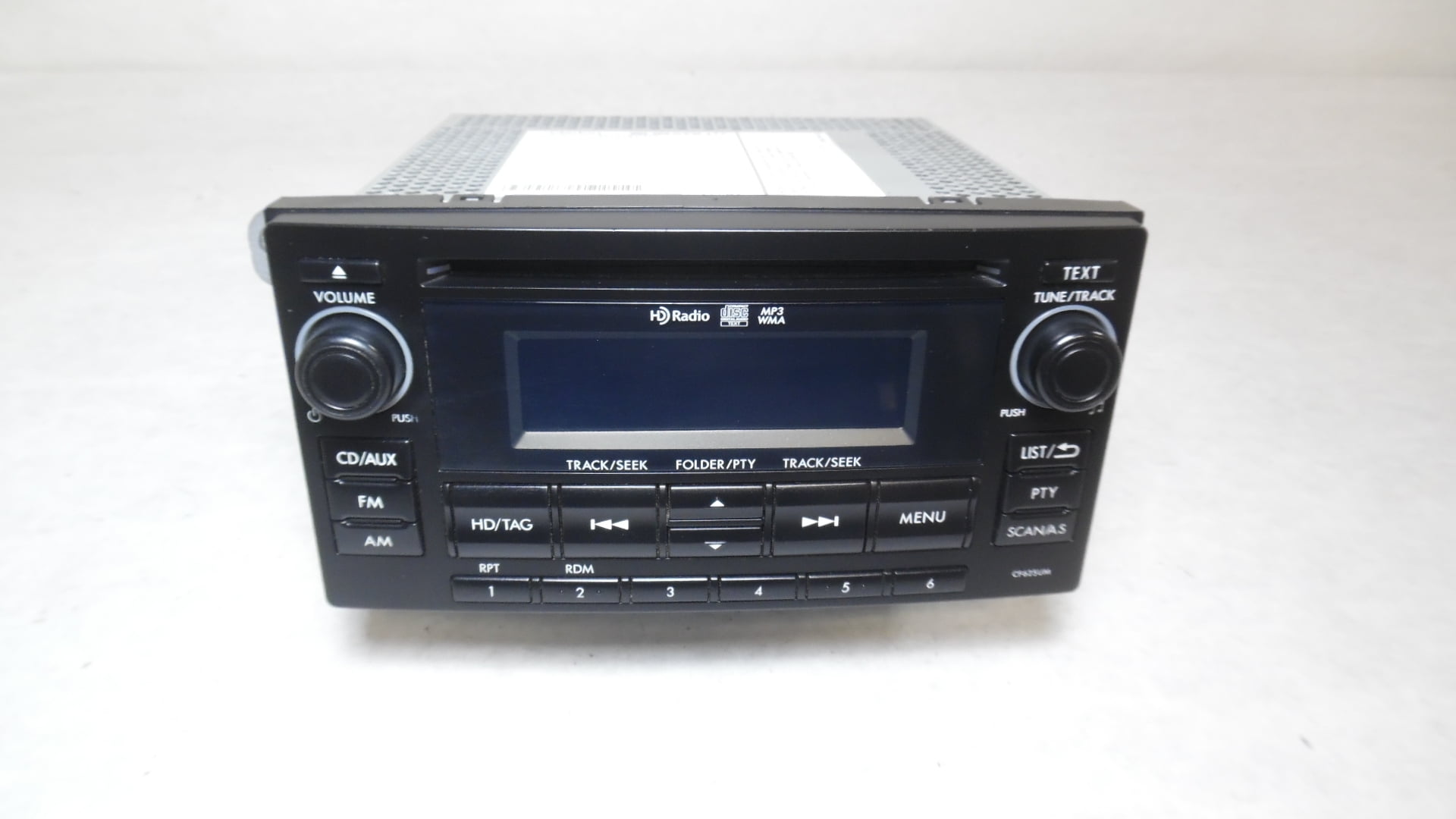 Pre-Owned 2014 2015 Subaru Forester CD MP3 Player HD Radio Receiver 86201SG620 CF625UM OEM - Verify Specific Vehicle Fitment In Description - (Good)