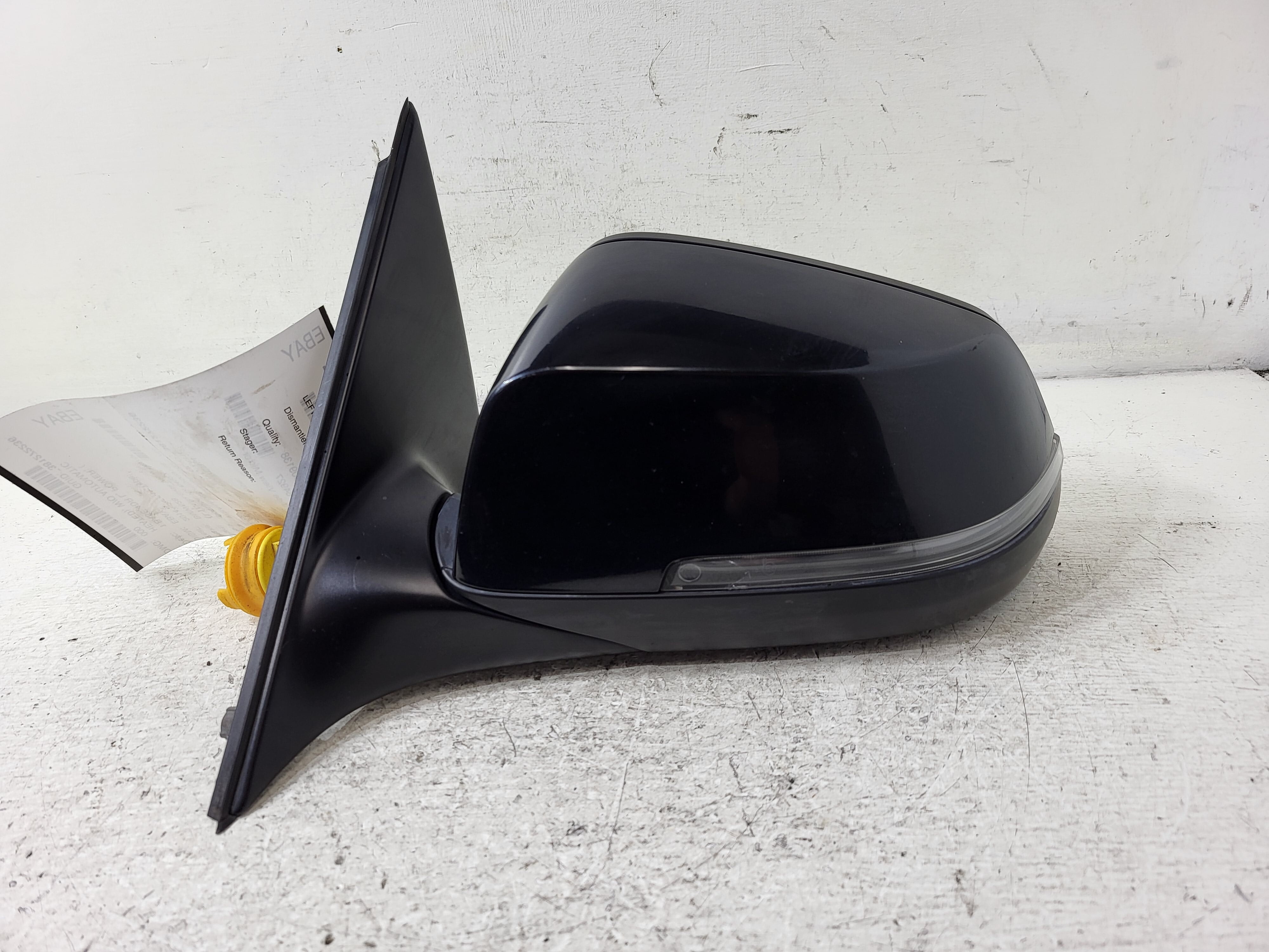 Pre-Owned 2014-2016 BMW 528i Driver LH Door Mirror Painted Black OEM LKQ - Verify Specific Vehicle Fitment In Description - (Good)