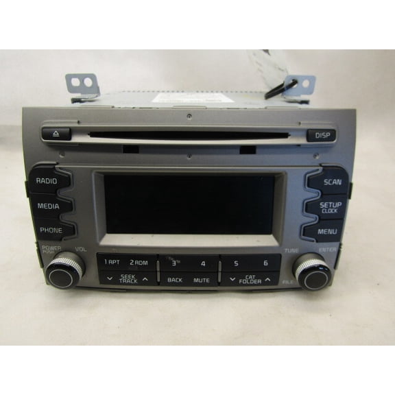 Pre-Owned 2014-2016 Kia Sportage AM FM CD Radio Receiver OEM LKQ - Verify Specific Vehicle Fitment In Description - (Good)
