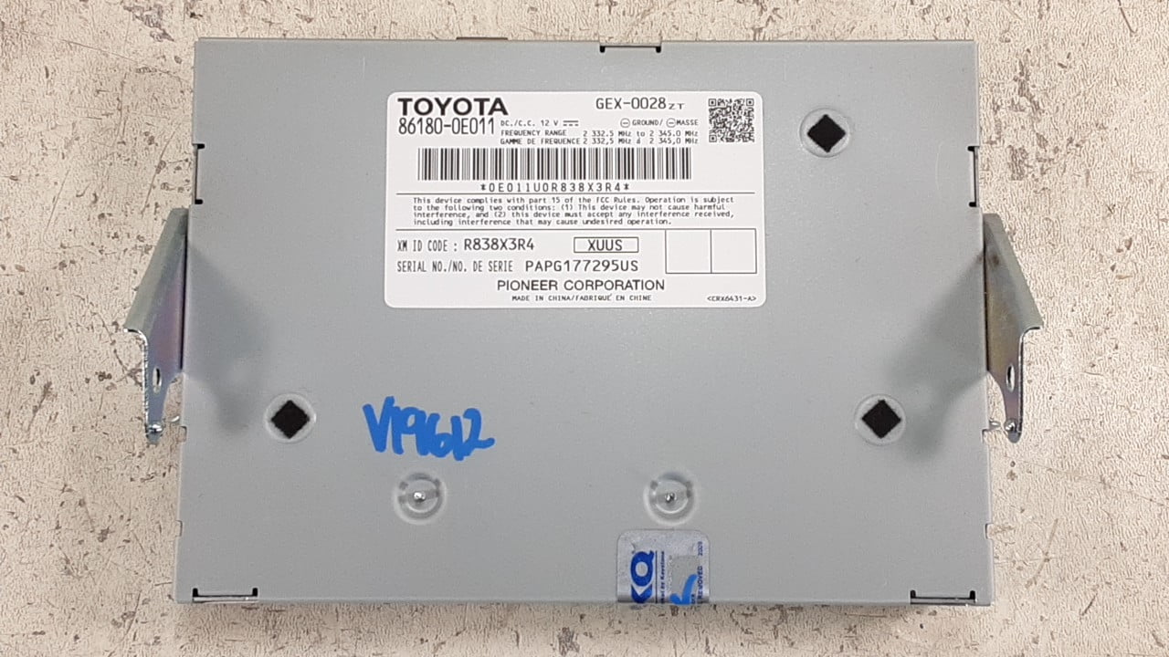 Pre-Owned 2014-2019 Toyota Corolla Tacoma Highlander Satellite Radio Receiver OEM LKQ - Verify Specific Vehicle Fitment In Description - (Good)