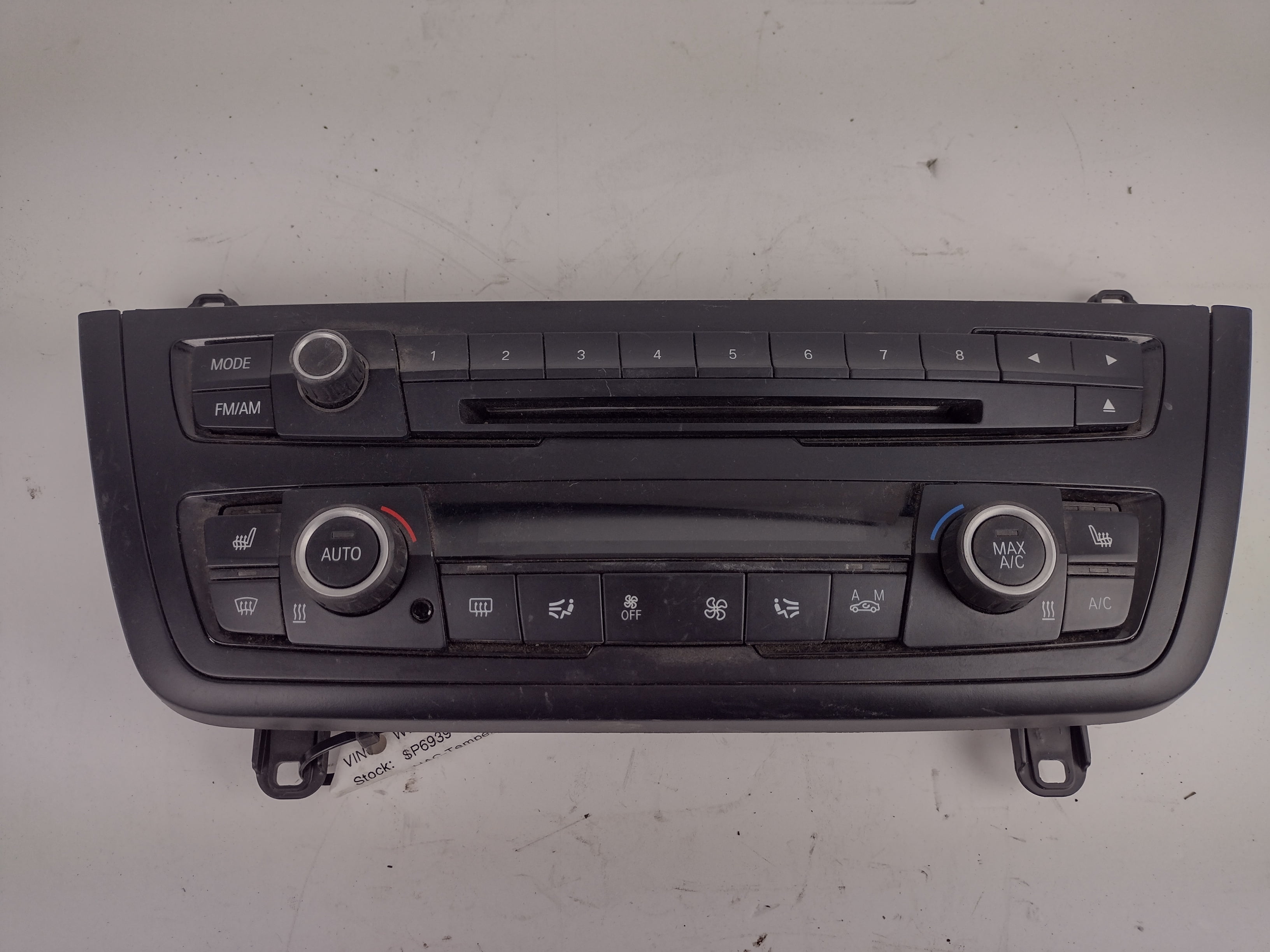 Pre-Owned 2014 BMW 428i HVAC Temperature Control Unit OEM (Good)