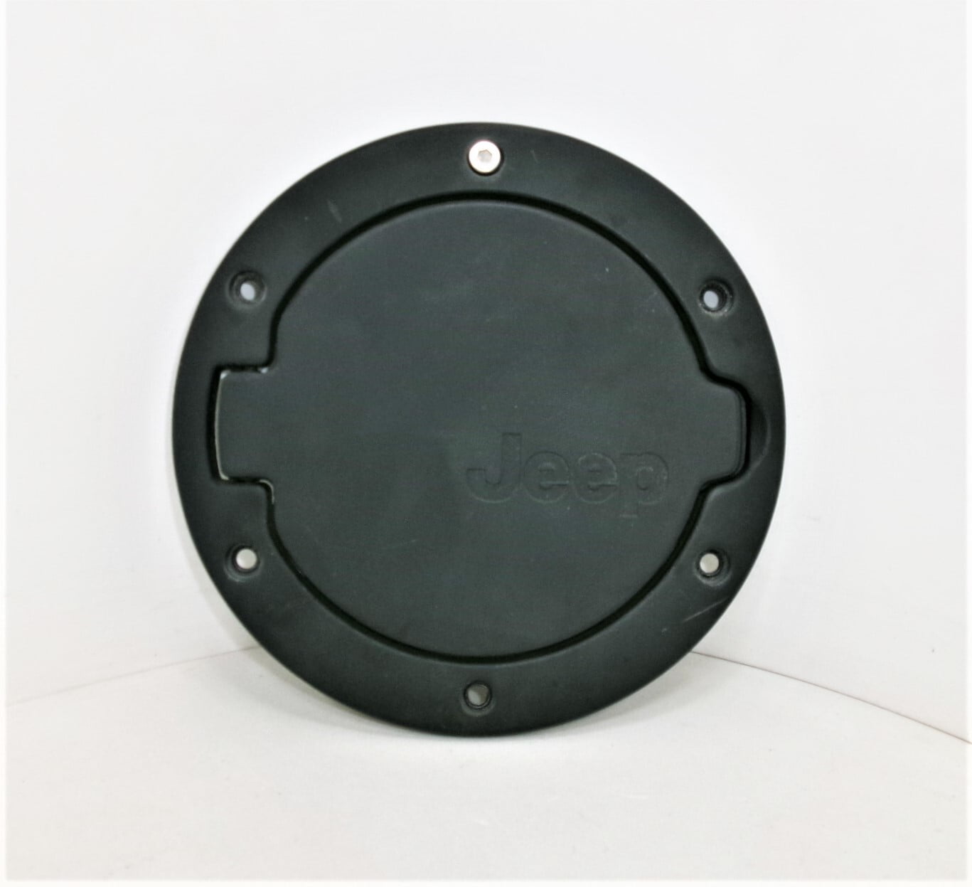 Pre-Owned 2014 Jeep Wrangler Cast Aluminum Fuel Filler Door Textured Black OEM (Good)