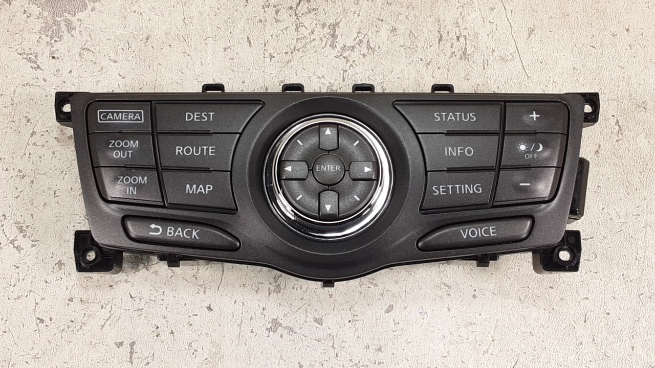 Pre-Owned 2014 Nissan Pathfinder Navigation Information Control Panel OEM LKQ - Verify Specific Vehicle Fitment In Description - (Good)