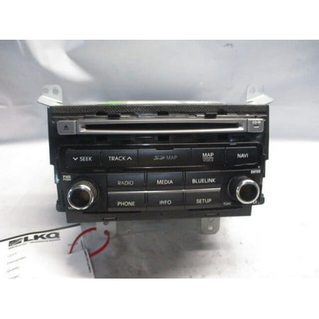 Pre-Owned 2015 2016 2017 Hyundai Azera AM FM Radio Receiver w/Navigation OEM (Good)