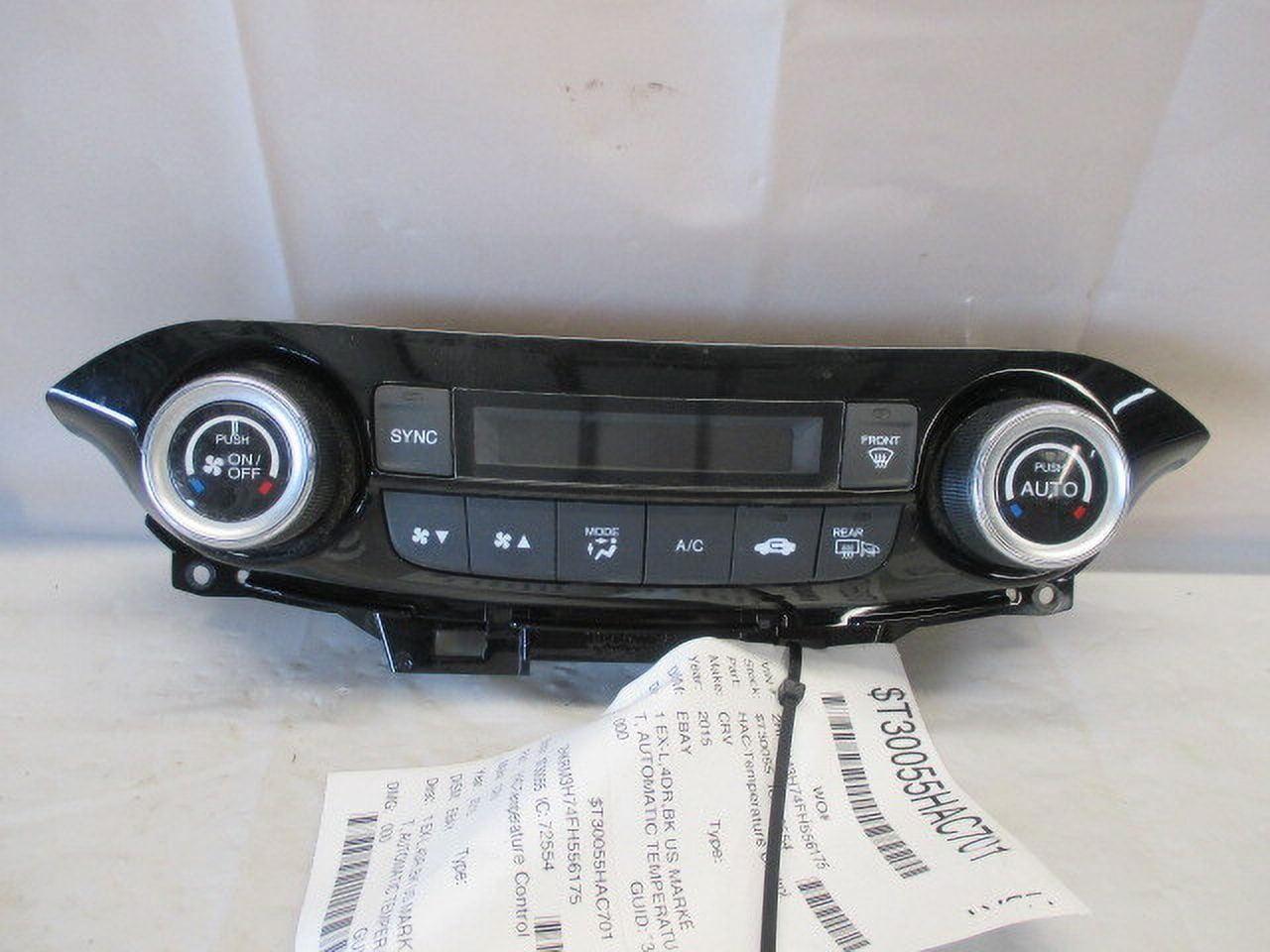 Pre-Owned 2015 2016 Honda CRV AC Heater Temperature Control Unit OEM (Good)
