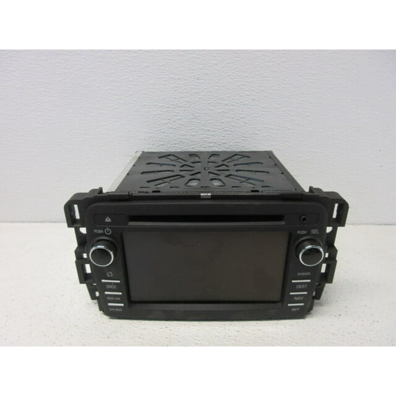 Pre-Owned 2015-2017 GMC Acadia AM FM XM CD GPS Navigation Radio 84082779 OEM LKQ - Verify Specific Vehicle Fitment In Description - (Good)