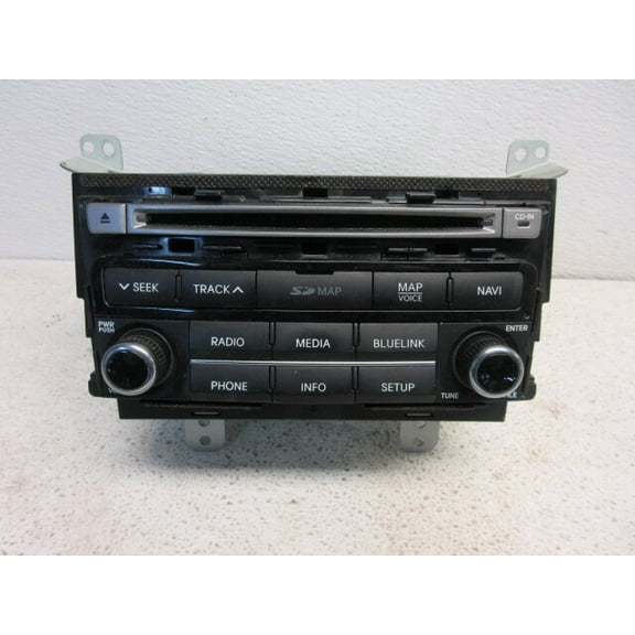 Pre-Owned 2015-2017 Hyundai Azera GPS Navigation AM FM CD Radio Receiver OEM LKQ - Verify Specific Vehicle Fitment In Description - (Good)