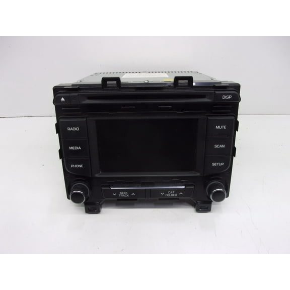 Pre-Owned 2015-2017 Hyundai Sonata Bluetooth Satellite Radio Receiver CD Player OEM - Verify Specific Vehicle Fitment In Description - (Good)