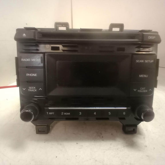 Pre-Owned 2015 Hyundai Sonata AM FM CD MP3 Player Radio Receiver 3.5 LCD OEM LKQ - Verify Specific Vehicle Fitment In Description - (Good)