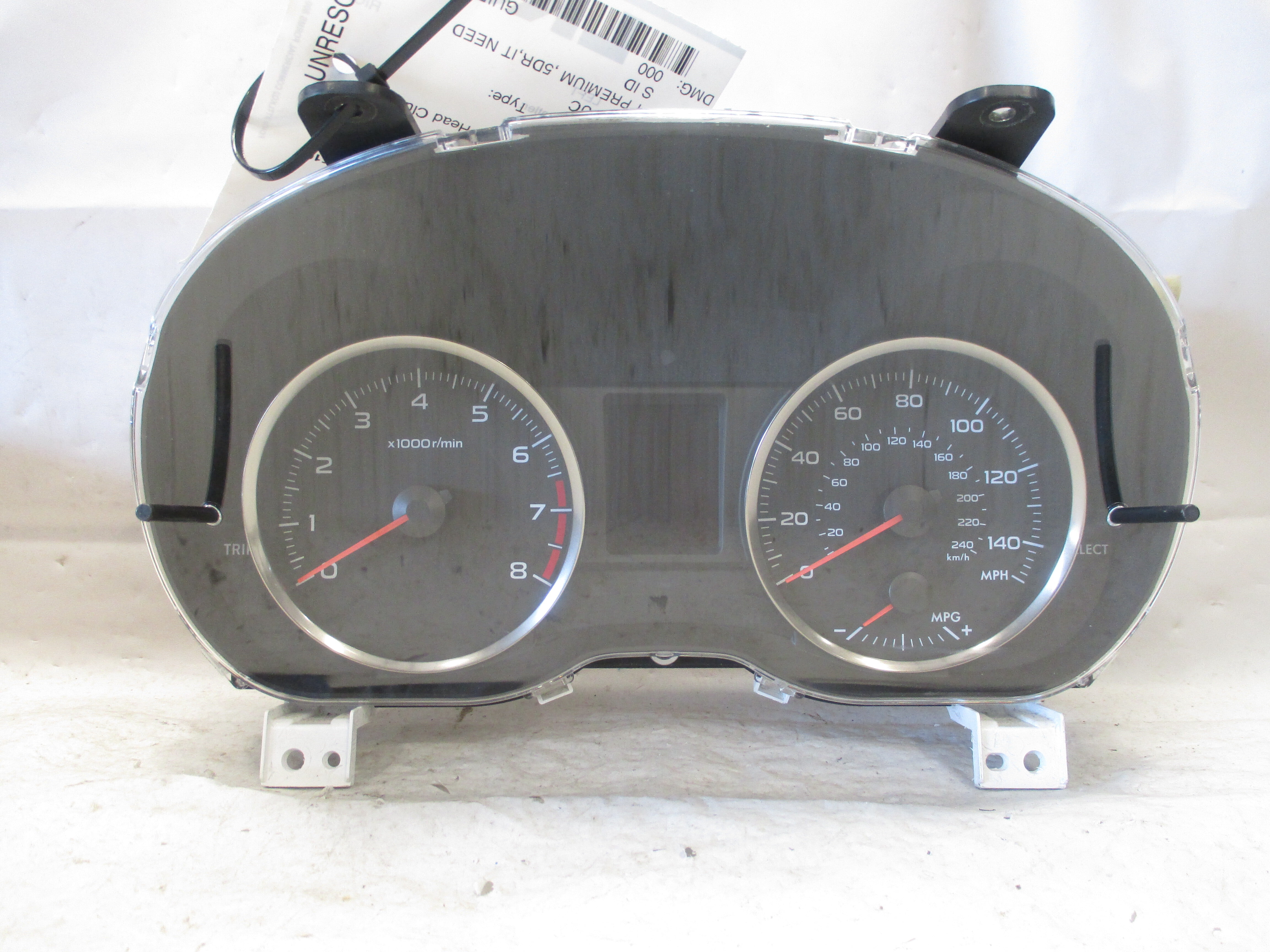 Pre-Owned 2015 Subaru Impreza Speedometer Speedo Cluster 119K OEM - Verify Specific Vehicle Fitment In Description - (Good)