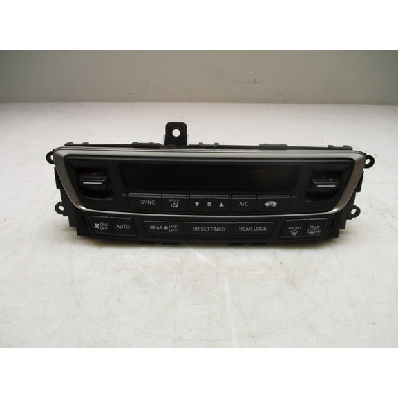 Pre-Owned 2016-2018 Honda Pilot Front AC Heater Temperature Controls OEM (Good)