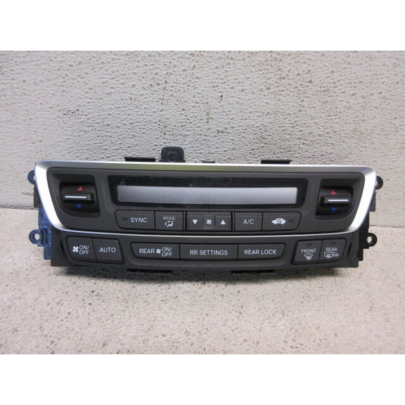 Pre-Owned 2016-2018 Honda Pilot Heat A/C Temperature Control Unit OEM LKQ (Good)
