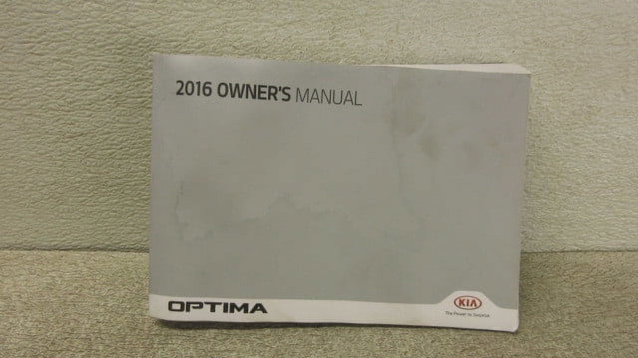 Pre-Owned 2016 Kia Optima Owners Manual OEM LKQ (Good)