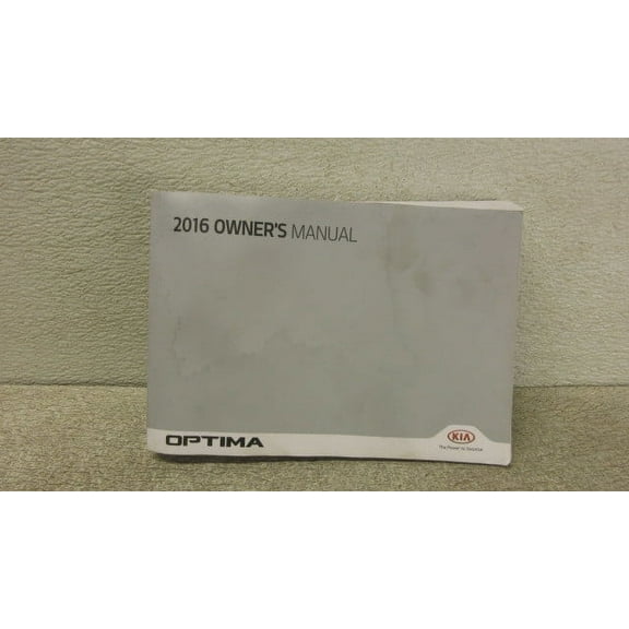 Pre-Owned 2016 Kia Optima Owners Manual OEM LKQ (Good)