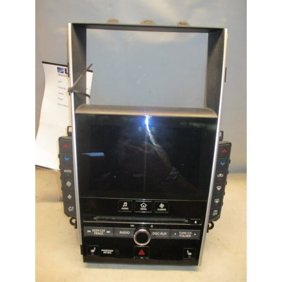 Pre-Owned 2017 2018 2019 Infiniti Q60 Radio Control Panel OEM - Verify Specific Vehicle Fitment In Description - (Good)