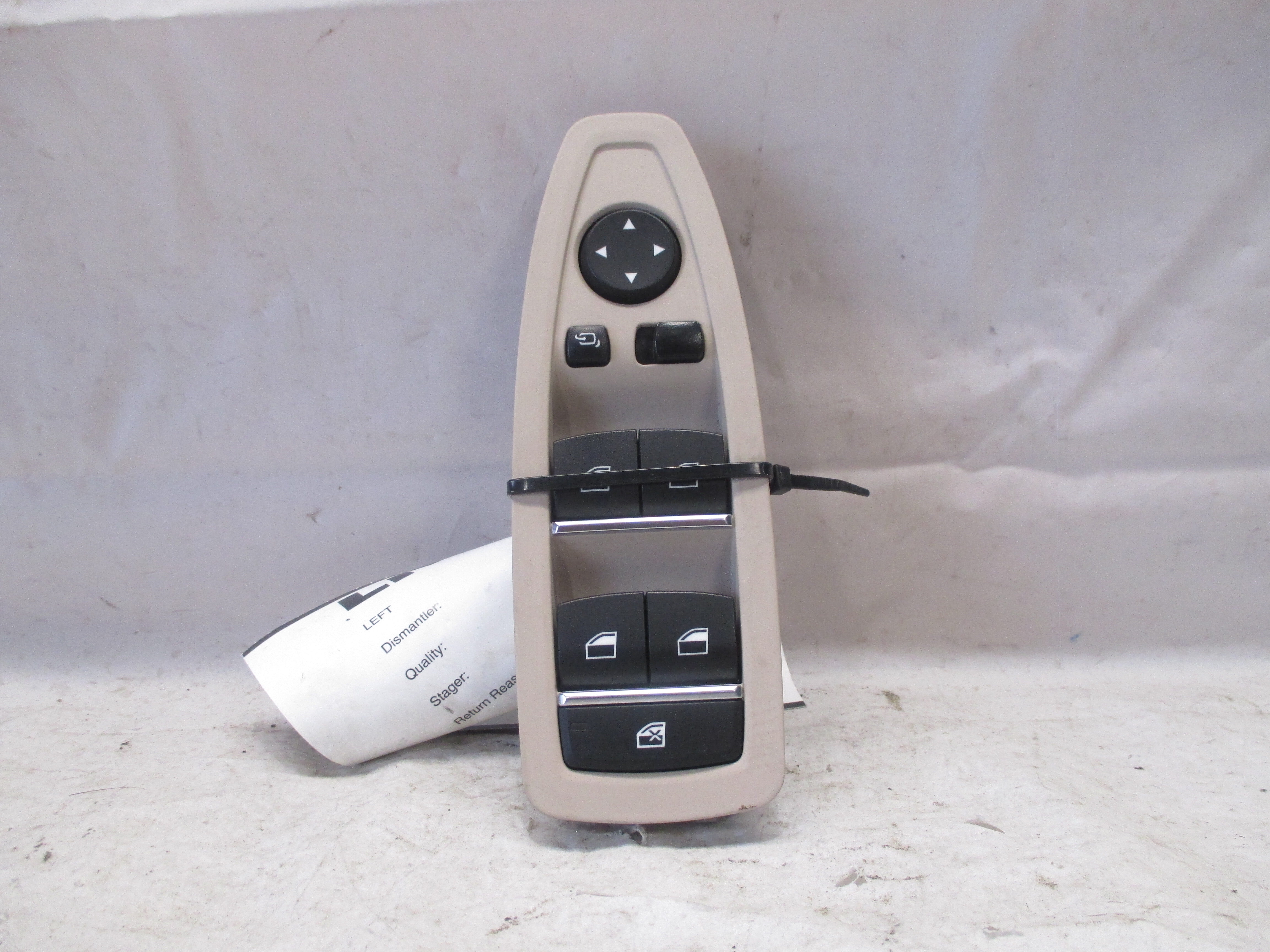 Pre-Owned 2017 2018 BMW 330i Left Master Window Control Switch OEM - Verify Specific Vehicle Fitment In Description - (Good)