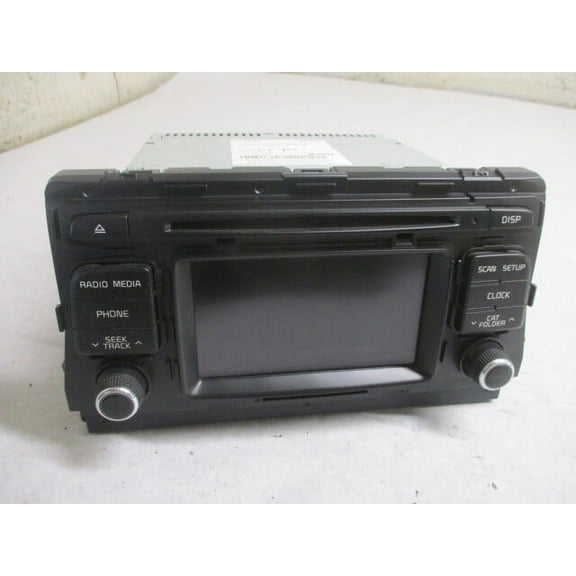 Pre-Owned 2017 2018 Kia Optima Single Disc CD Player Radio Stereo OEM LKQ - Verify Specific Vehicle Fitment In Description - (Good)