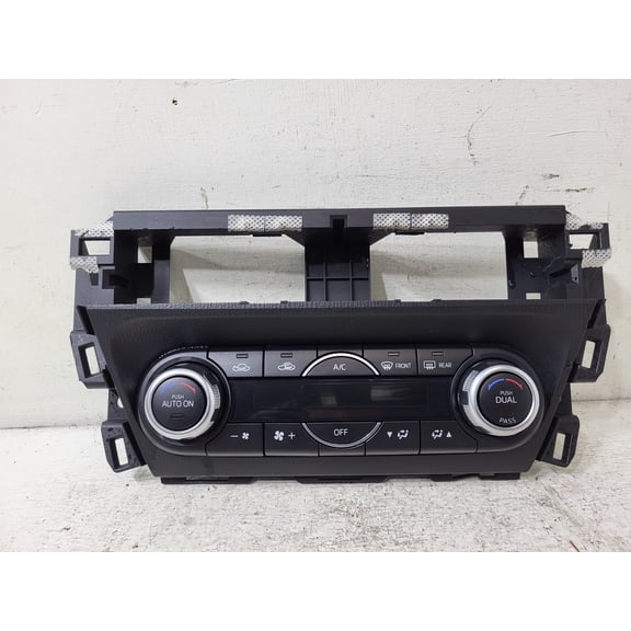 Pre-Owned 2017-2018 Mazda 3 A/C Heat Temperature Control Unit OEM LKQ - Verify Specific Vehicle Fitment In Description - (Good)
