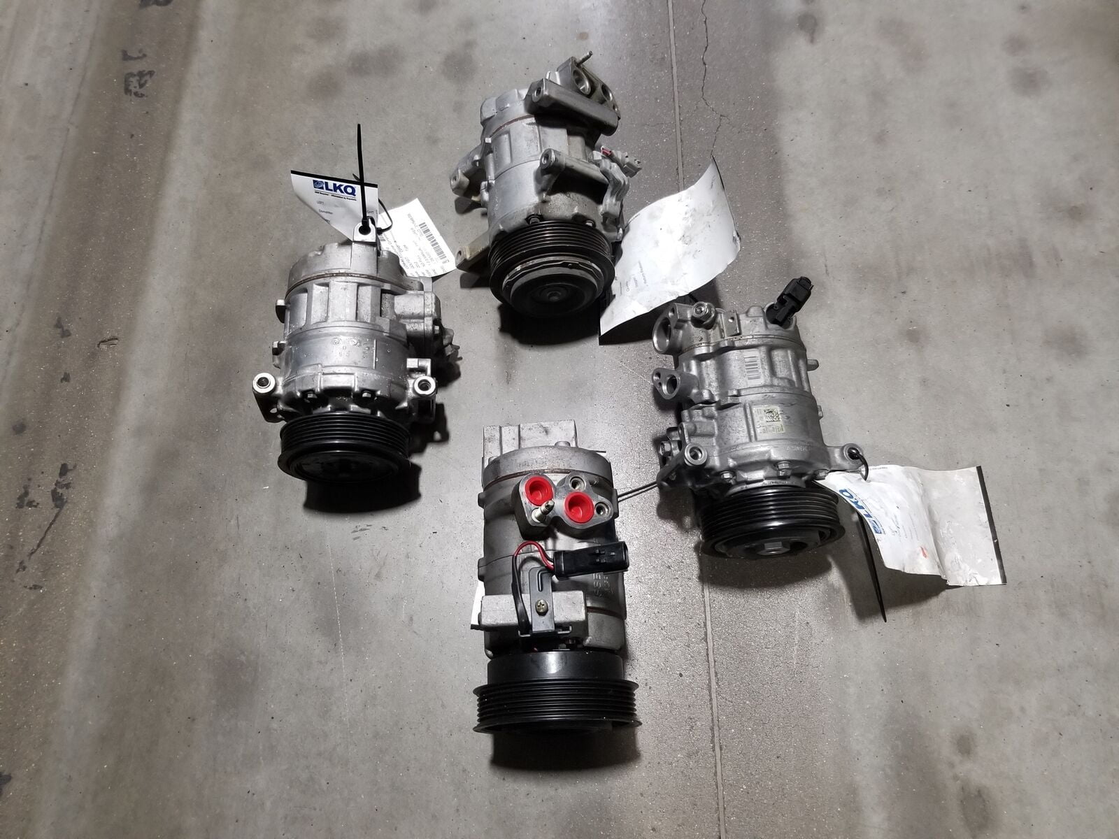 Pre-Owned 2017-2018 Nissan Titan XD A/C Compressor 114K Miles OEM LKQ - Verify Specific Vehicle Fitment In Description - (Good)
